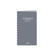 Agenda de poche Portland - 1 semaine sur 2 pages - 9,5 x 17,5 cm - gris - Oberthur