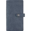 Agenda de poche spiralé Louisiane - 1 semaine sur 2 pages - 9,5 x 17,5 cm - bleu denim - Oberthur