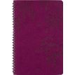 Agenda Primrose - 1 semaine sur 2 pages - 17 x 24,5 cm - prune - Oberthur