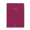 Agenda Eton - 1 semaine sur 2 pages - 22 x 28 cm - prune - Oberthur
