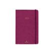 Agenda Eton - 1 semaine sur 2 pages - 13,4 x 21 cm - prune - Oberthur