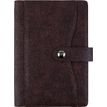 Agenda spiralé Davos - 1 semaine sur 2 pages - 17 x 24,5 cm - marron - Oberthur