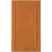 Agenda de poche spiralé Burgos - 1 semaine sur 2 pages - 9,5 x 17,5 cm - camel - Oberthur
