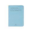 Agenda Colornote - 1 semaine sur 2 pages - 7,5 x 10,5 cm - bleu ciel - Oberthur