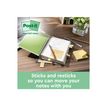 4054596907041-Post-it - 2 Blocs-notes recyclées - 76 x 76 mm - jaune canari - 200 feuilles (2 x 100)-P_405120495_5-3