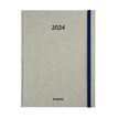 Agenda Barista - 1 semaine sur 2 pages - 17 x 22 cm - bleu - Brepols