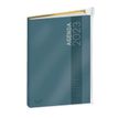 My Agenda avec poche Zip - 1 semaine sur 2 pages - 16 x 24 cm - bleu/jaune - couverture réversible - Quo Vadis