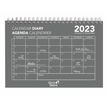 3371010478330-Agenda calendrier à spirale Oslo - 1 mois sur 1 page - 12 x 17 cm - gris - Quo Vadis-P_405120814_1-0
