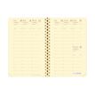 3371010445721-Quo Vadis - Agenda - Spiralé avec répertoire - Planning 16 S Prestige - Semainier Planning - Français - Soho - Noir - 12 mois et 1/2 de mi-d