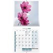 3592930027273-Calendrier illustré BOUCHUT 15 x 15 cm FLEURS Pefc 70 %--1