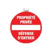 3130630671015-Exacompta - Panneau Défense d'entrer/propriété privée - 20 cm de diamètre-P_405121359_2-0