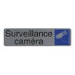 3130630671534-Exacompta - Plaque de signalisation Surveillance caméra - 165 x 44 mm - aluminium brossé-P_405121391_3-0
