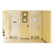 3130630671640-Exacompta - Plaque de signalisation Toilettes handicapés - 165 x 44 mm - aluminium bross