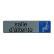 3130630671671-Exacompta - Pictogramme - Salle d'attente - 44 x 165 mm - aluminium brossé-P_405121405_5-0