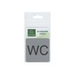 3130630671794-Exacompta - Plaque de signalisation WC - 75 x 75 mm - aluminium brossé-P_405121417_1-2