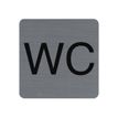 3130630671794-Exacompta - Plaque de signalisation WC - 75 x 75 mm - aluminium brossé-P_405121417_3-0
