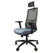 8033540636684-Fauteuil de bureau ARMONIA - accoudoirs réglables - appuie-tête réglable - gris-P_405121630_2-1