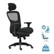 8033540636639-Fauteuil de bureau ATHOS - accoudoirs réglables - appuie-tête réglable - noir-P_405121631_1-0