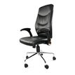 8033540636516-Fauteuil de bureau ATHENA - accoudoirs rabattables - appui-tête intégré - noir-P_405121632_4-3