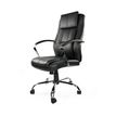 8033540636714-Fauteuil de bureau MILO - accoudoirs fixes - appui-tête intégré - noir-P_405121634_3-2