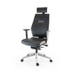 3660916032242-Fauteuil de bureau SPECTRA - accoudoirs réglables - appui-tête - cuir noir-P_405121886_2-1