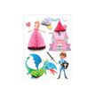 3532435179701-Graine Creative - 8 adhésifs décoratifs - princesse et chevalier effet 3D - 7 cm-P_405121918_1-0