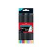 4005401164104-Faber-Castell Black Edition Neon+Pastel - 12 crayosn de couleur - couleurs brillantes asso-P_405122310_3-0