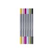 4005401645245-Faber-Castell Goldfaber Aqua - 6 Feutres double pointe - noir, jaune de cadmium, rose violet moyen, rose pâle, vert de c-P_405124207_8-1