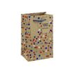 5033601003052-Clairefontaine - Sac cadeau kraft - pois multicolore - 12,7 cm x 9 cm x 20,3 cm-P_405124535_1-0
