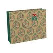 5033601004882-Clairefontaine - Sac cadeau kraft - holly rouge et vert - 37,3 cm x 11,8 cm x 27,5 cm-P_405124575_1-0