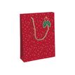5033601004899-Clairefontaine - Sac cadeau kraft - holly rouge et vert - 26,5 cm x 14 cm x 33 cm-P_405124576_1-0
