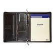 5413082194805-Maverick All Black - Conférencier A4 zippé avec bloc notes - noir--1