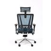3701338802522-Fauteuil de bureau VASEAT - accoudoirs réglables - appui-tête intégré - bleu-P_405125423_4-3