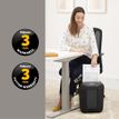 0043859771097-Fellowes Powershred LX41 - Destructora - mini corte - 4 x 12 mm - P-4--5