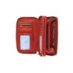 0404051271455-Porte-monnaie double fermeture éclair Savannah - rouge - label M-P_405127145_2-1