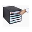 9002491312724-Exacompta Big-Box Maxi Aquarel - Module de classement 6 tiroirs - noir/pastel-P_405128412_4-6