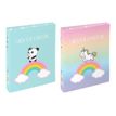 3135258003491-Viquel - classeur à anneaux personnalisable - A4 - pour 250 feuilles - licorne-P_405128634_1-0