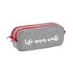 3135250993554-Trousse rectangulaire Yolo - 2 compartiments - gris - Viquel-P_405128727_1-0