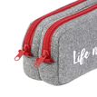 3135250993554-Trousse rectangulaire Yolo - 2 compartiments - gris - Viquel-P_405128727_2-1