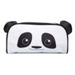 Trousse rectangulaire Kids Panda - 1 compartiment - noir - Bagtrotter