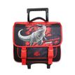 3666311013763-Cartable à roulettes Jurassic World 38 cm - 2 compartiments - rouge - Bagtrotter-P_405128827_1-0