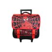 3666311013091-Cartable à roulettes Spiderman 38 cm - 2 compartiments - rouge - Bagtrotter-P_405128847_10-8