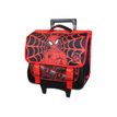 3666311013091-Cartable à roulettes Spiderman 38 cm - 2 compartiments - rouge - Bagtrotter-P_405128847_4-9