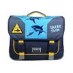 3666311010779-Cartable Vorax Requins 38 cm - 2 compartiments - bleu - Bagtrotter-P_405128928_1-0