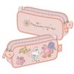 3661507527420-Trousse rectangulaire Bella Sara Romantic - 2 compartiments - rose poudré - Kid'Abord-P_405129136_1-0