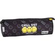 3020120174938-Trousse ronde réversible Smiley Chill out - 1 compartiment - noir/jaune - Hamelin-P_405129612_2-1