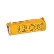 3020120202730-Trousse ronde Le Coq Sportif - 1 compartiment - jaune - exculsivité Bureau-Vallée - Hame-P_405129639_1-0
