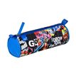 3371010425570-Quo Vadis - Trousse scolaire - Ronde - Graffiti - 23x8x8 cm - Toile (polyester) - 1 compartiment(s)--0