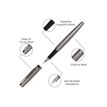 4014421346681-Online Eleganza Diamond - Parure de stylo à bille et stylo plume - titan (gris) - étui c-P_405130546_2-2