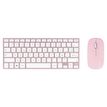 T'nB iClick - ensemble clavier sans fil et souris sans fil - rose